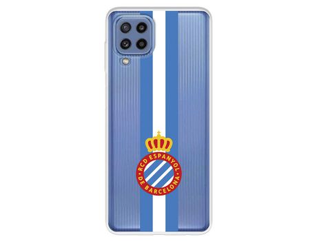 Funda para Samsung Galaxy M32 del RCD Espanyol Escudo Albiceleste Escudo Albiceleste - Licencia Oficial RCD Espanyol