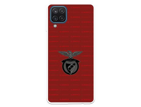 Funda para Samsung Galaxy A12 del Escudo Fondo Granate - Licencia Oficial Benfica