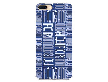 Funda para iPhone 7 Plus del Futebol Club Oporto Nombre Fondo Azul - Licencia Oficial Futebol Club Oporto