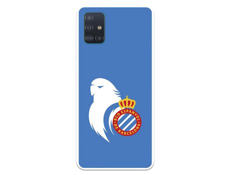 Funda para Samsung Galaxy A51 del RCD Espanyol Escudo Perico Escudo Perico - Licencia Oficial RCD Espanyol