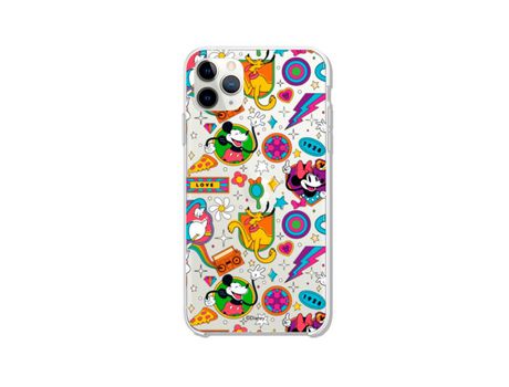 Funda para iPhone 11 Pro Max Oficial de Disney Mickey y Minnie Patron Retro Premium - Clássicos Disney