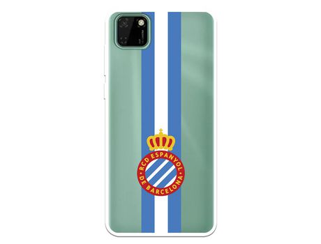 Funda para Huawei Y5p del RCD Espanyol Escudo Albiceleste Escudo Albiceleste - Licencia Oficial RCD Espanyol