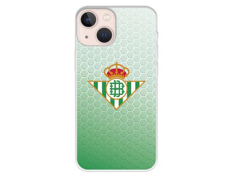 Funda para iPhone 13 Mini del Betis Escudo Fondo Degradado - Licencia Oficial Real Betis Balompié