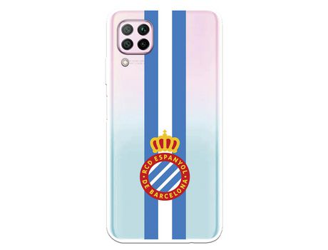 Funda para Huawei P40 Lite del RCD Espanyol Escudo Albiceleste Escudo Albiceleste - Licencia Oficial RCD Espanyol