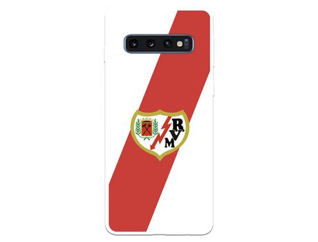 Funda para Samsung Galaxy S10 Plus del Rayo Vallecano Escudo - Licencia Oficial Rayo Vallecano
