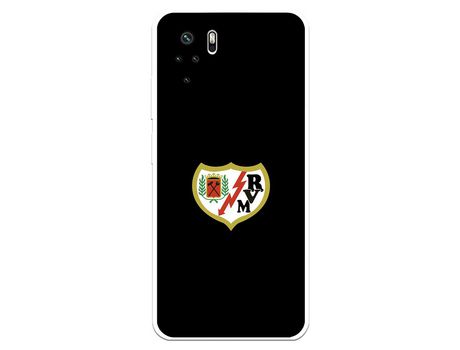 Funda para Xiaomi Redmi Note 10 del Rayo Vallecano Escudo Fondo Negro - Licencia Oficial Rayo Vallecano