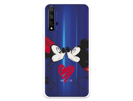Funda para Huawei Honor 20 Oficial de Disney Mickey y Minnie Beso - Clássicos Disney