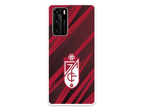 Funda para Huawei P40 del Granada CF Escudo -Rojas y Negras Escudo -Rojas y Negras - Licencia Oficial Granada CF