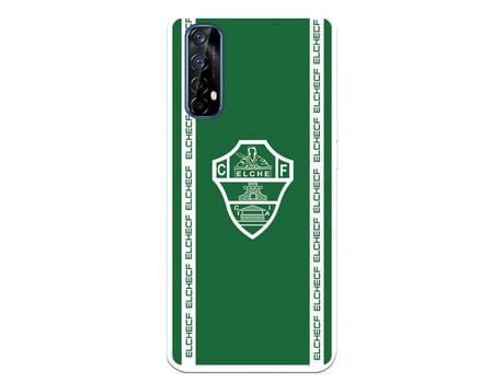 Funda para Realme 7 del Elche CF Escudo Fondo Verde Escudo Fondo Verde - Licencia Oficial Elche CF