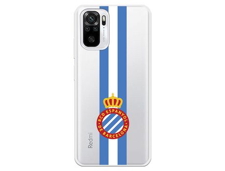 Funda para Xiaomi Redmi Note 10 del RCD Espanyol Escudo Albiceleste Escudo Albiceleste - Licencia Oficial RCD Espanyol