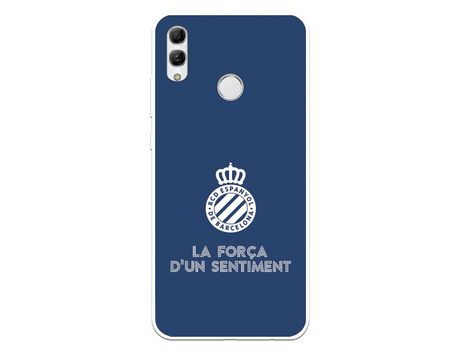 Funda para Huawei P Smart 2019 del RCD Espanyol Escudo Fondo Azul Escudo Fondo Azul - Licencia Oficial RCD Espanyol