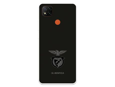 Funda para Xiaomi Redmi 9C del Escudo Fondo Negro - Licencia Oficial Benfica