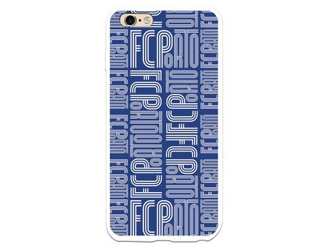 Funda para iPhone 6 Plus del Futebol Club Oporto Nombre Fondo Azul - Licencia Oficial Futebol Club Oporto
