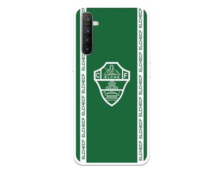 Funda para Realme X2 del Elche CF Escudo Fondo Verde Escudo Fondo Verde - Licencia Oficial Elche CF