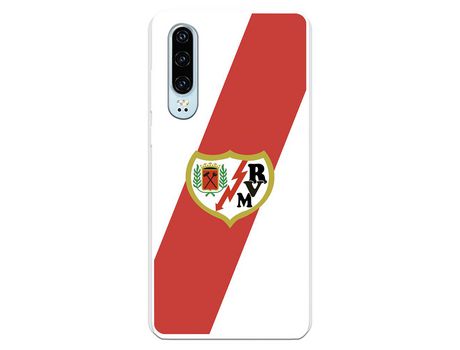 Funda para Huawei P30 del Rayo Vallecano Escudo - Licencia Oficial Rayo Vallecano