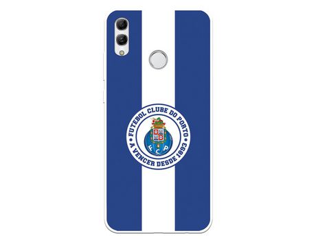 Funda para Huawei P Smart 2019 del Futebol Club Oporto Escudo Rayas Azul y blanco - Licencia Oficial Futebol Club Oporto