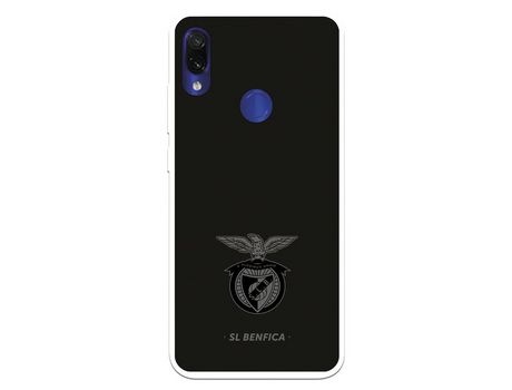 Funda para Xiaomi Redmi Note 7 del Escudo Fondo Negro - Licencia Oficial Benfica