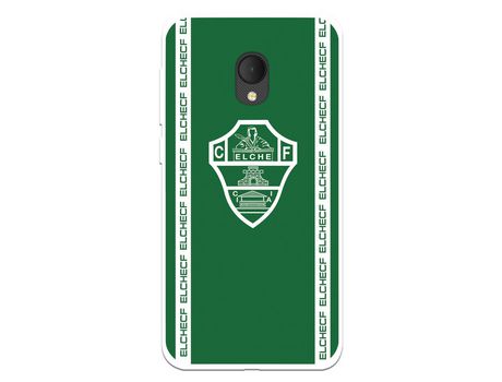 Funda para Alcatel U5 3G del Elche CF Escudo Fondo Verde Escudo Fondo Verde - Licencia Oficial Elche CF