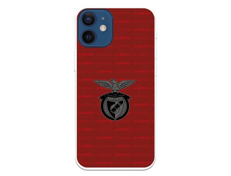 Funda para iPhone 12 Mini del Escudo Fondo Granate - Licencia Oficial Benfica