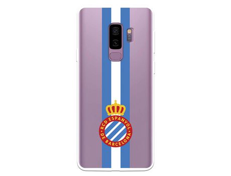 Funda para Samsung Galaxy S9 Plus del RCD Espanyol Escudo Albiceleste Escudo Albiceleste - Licencia Oficial RCD Espanyol