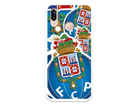 Funda para Huawei P20 Lite del Futebol Club Oporto Escudo Dibujo - Licencia Oficial Futebol Club Oporto