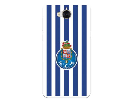 Funda para Huawei Y6 2017 del Futebol Club Oporto Escudo Rayas - Licencia Oficial Futebol Club Oporto