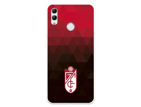 Funda para Huawei Honor 10 Lite Oficial del Granada CF Escudo - Fondo Rojo y Negro - Licencia Oficial del Granada CF