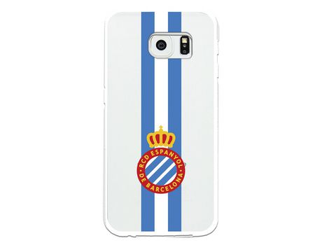 Funda para Samsung Galaxy S6 Edge del RCD Espanyol Escudo Albiceleste Escudo Albiceleste - Licencia Oficial RCD Espanyol