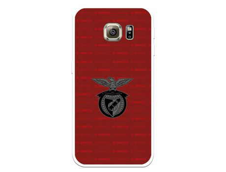 Funda para Samsung Galaxy S6 Edge Plus del Escudo Fondo Granate - Licencia Oficial Benfica