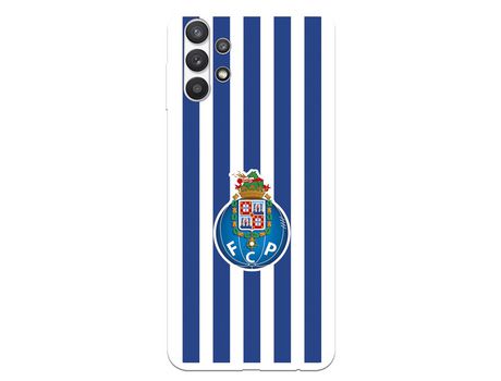 Funda para Samsung Galaxy A32 5G del Futebol Club Oporto Escudo Rayas - Licencia Oficial Futebol Club Oporto