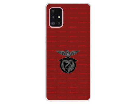 Funda para Samsung Galaxy A51 5G del Escudo Fondo Granate - Licencia Oficial Benfica