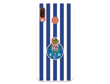 Funda para Samsung Galaxy A20e del Futebol Club Oporto Escudo Rayas - Licencia Oficial Futebol Club Oporto
