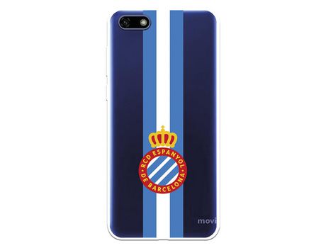 Funda para Huawei Y5 2018 del RCD Espanyol Escudo Albiceleste Escudo Albiceleste - Licencia Oficial RCD Espanyol