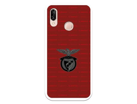 Funda para Huawei P20 Lite del Escudo Fondo Granate - Licencia Oficial Benfica