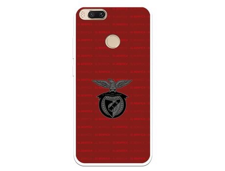 Funda para Xiaomi Mi A1 del Escudo Fondo Granate - Licencia Oficial Benfica