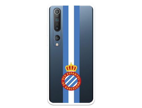 Funda para Xiaomi Mi 10 del RCD Espanyol Escudo Albiceleste Escudo Albiceleste - Licencia Oficial RCD Espanyol