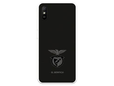 Funda para Xiaomi Redmi 9A del Escudo Fondo Negro - Licencia Oficial Benfica