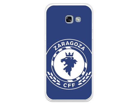 Funda para Samsung Galaxy A5 2017 del Zaragoza CF Femenino Escudo Grande Fondo Azul - Licencia Oficial Zaragoza CF Femenino