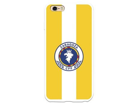Funda para iPhone 6 Plus del Zaragoza CF Femenino Escudo Fondo Amarillo - Licencia Oficial Zaragoza CF Femenino