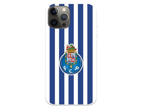 Funda para iPhone 12 Pro Max del Futebol Club Oporto Escudo Rayas - Licencia Oficial Futebol Club Oporto