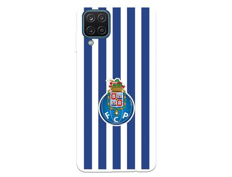 Funda para Samsung Galaxy A12 del Futebol Club Oporto Escudo Rayas - Licencia Oficial Futebol Club Oporto