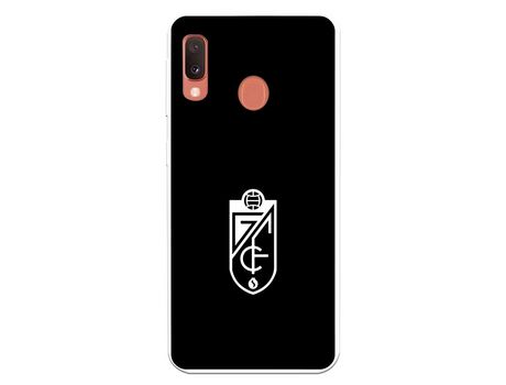 Funda para Samsung Galaxy A20e del Granada CF Escudo Fondo Negro Escudo Fondo Negro - Licencia Oficial Granada CF