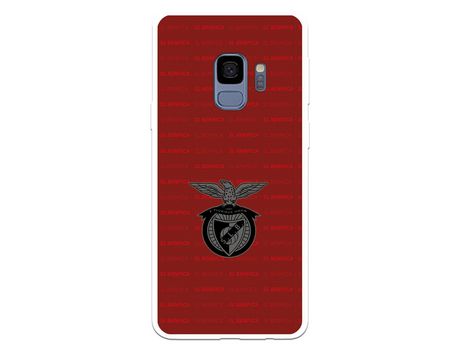 Funda para Samsung Galaxy S9 del Escudo Fondo Granate - Licencia Oficial Benfica