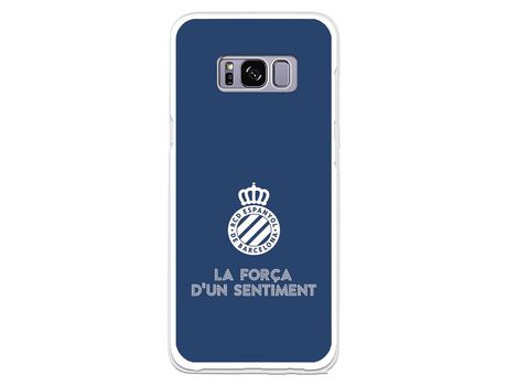 Funda para Samsung Galaxy S8 del RCD Espanyol Escudo Fondo Azul Escudo Fondo Azul - Licencia Oficial RCD Espanyol