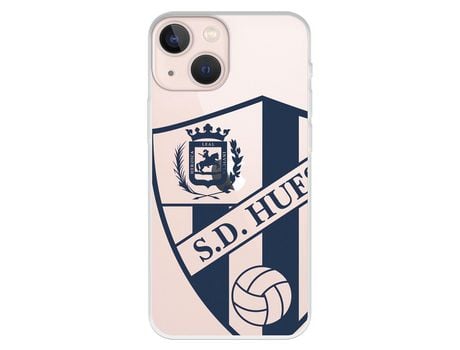 Funda para iPhone 13 Mini del Huesca Escudo Transparente - Licencia Oficial SD Huesca