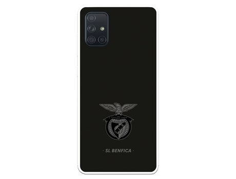Funda para Samsung Galaxy A71 del Escudo Fondo Negro - Licencia Oficial Benfica