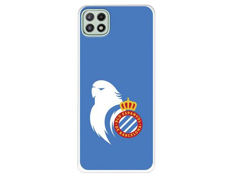 Funda para Samsung Galaxy A22 5G del RCD Espanyol Escudo Perico Escudo Perico - Licencia Oficial RCD Espanyol