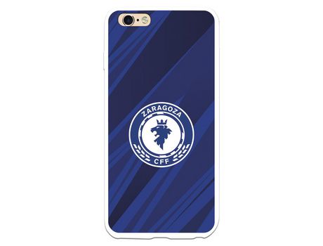 Funda para iPhone 6 Plus del Zaragoza CF Femenino Escudo Fondo Azul-Negro - Licencia Oficial Zaragoza CF Femenino