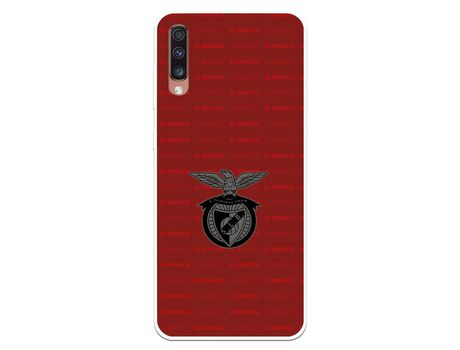 Funda para Samsung Galaxy A70 del Escudo Fondo Granate - Licencia Oficial Benfica