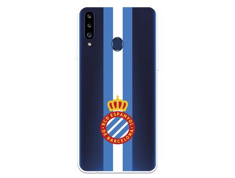 Funda para Samsung Galaxy A20s del RCD Espanyol Escudo Albiceleste Escudo Albiceleste - Licencia Oficial RCD Espanyol